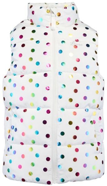 Lewro WALDA Detská prešívaná vesta, biela, veľkosť 164-170