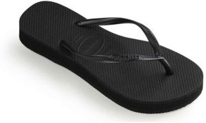 HAVAIANAS SLIM FLAT FORM Dámske žabky, čierna, veľkosť 41/42