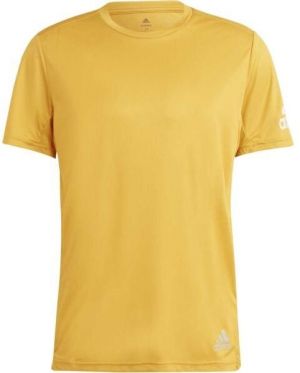 adidas RUN IT TEE M Pánske bežecké tričko, žltá, veľkosť XXL