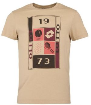 Lotto TEE SUPRA VII Pánske tričko, béžová, veľkosť