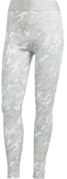adidas TF CAMO 7/8 Dámske tréningové legíny, sivá, veľkosť