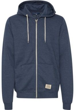 BLEND BHALTON ZIPTHROUGH SWEATSHIRT NOOS Pánska mikina, modrá, veľkosť