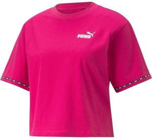 Puma POWER TAPE TEE Dámske tričko, ružová, veľkosť