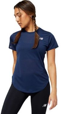 New Balance ACCELERATE SS TOP Dámske športové tričko, tmavo modrá, veľkosť