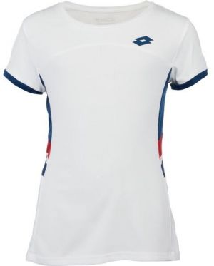 Lotto SQUADRA G III  TEE Dievčenské športové tričko, biela, veľkosť