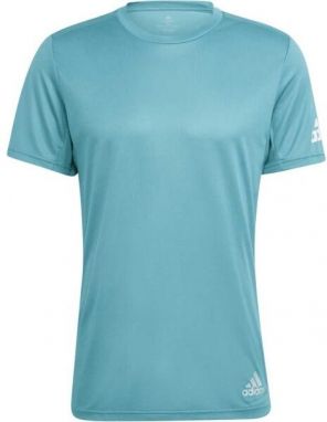 adidas RUN IT TEE M Pánske bežecké tričko, tyrkysová, veľkosť XXL