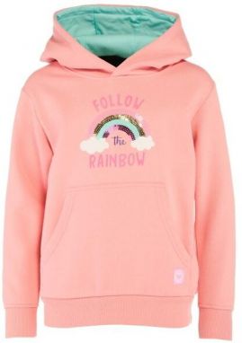 Lewro VAJA Dievčenská mikina cez hlavu, ružová, veľkosť 140-146
