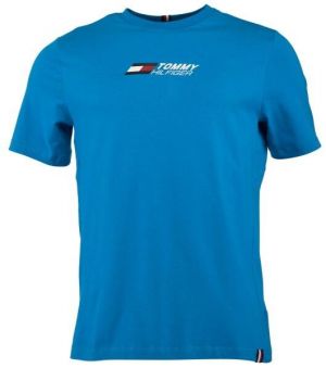 Tommy Hilfiger ESSENTIAL BIG LOGO TEE Pánske tričko, modrá, veľkosť