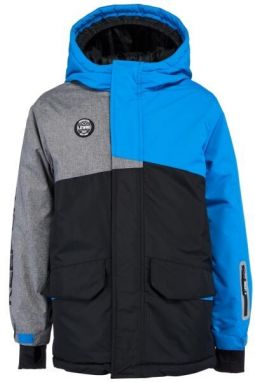 Lewro ZAFER Detská lyžiarska bunda, čierna, veľkosť 116-122