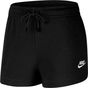 Nike NSW ESSNTL SHORT FT W Dámske športové šortky, čierna, veľkosť