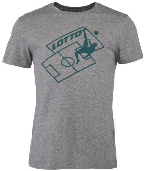 Lotto TEE SOCCER CLUB MEL Pánske tričko, sivá, veľkosť XXL