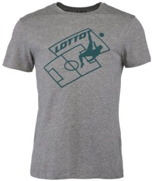 Lotto TEE SOCCER CLUB MEL Pánske tričko, sivá, veľkosť XXL