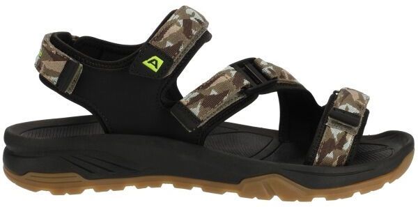 ALPINE PRO CARLUS Pánske sandále, khaki, veľkosť