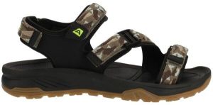 ALPINE PRO CARLUS Pánske sandále, khaki, veľkosť