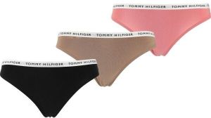 Tommy Hilfiger 3P THONG Dámske tangá, mix, veľkosť