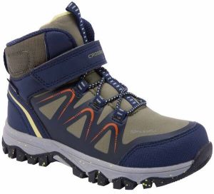 Crossroad BOSET III MID Detská treková obuv, khaki, veľkosť
