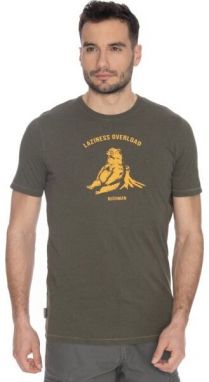 BUSHMAN GWINN Pánske tričko, khaki, veľkosť