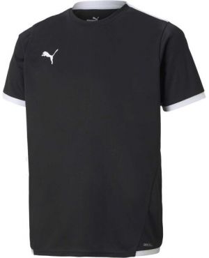 Puma TEAM LIGA JERSEY JR Juniosrské futbalové tričko, čierna, veľkosť