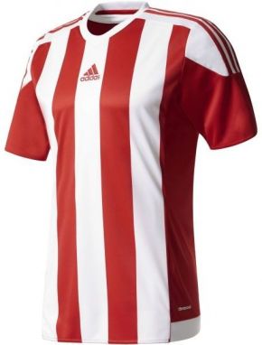 adidas STRIPED 15 JSY JR Chlapčenský futbalový dres, červená, veľkosť