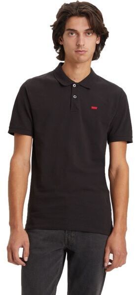 Levi's® SLIM HOUSEMARK POLO Pánske tričko Polo, čierna, veľkosť