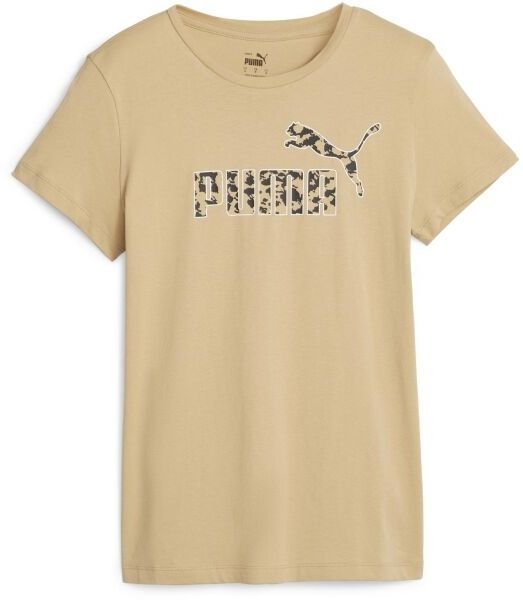 Puma ESS+ANIMAL TEE Dámske tričko, béžová, veľkosť