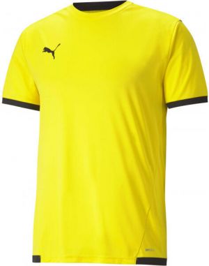 Puma TEAM LIGA JERSEY Pánske futbalové tričko, žltá, veľkosť
