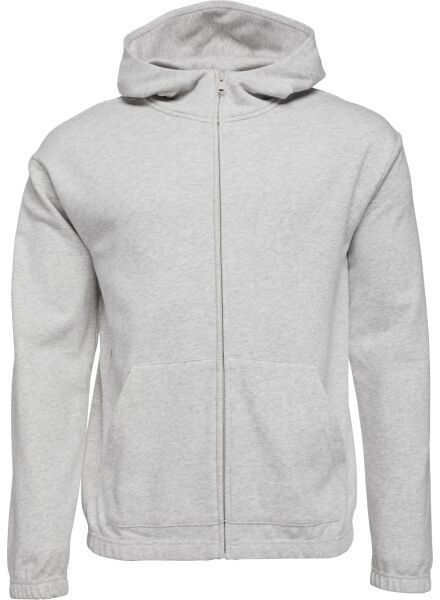 Calvin Klein ESSENTIALS PW FZ HOODIE Pánska mikina, sivá, veľkosť