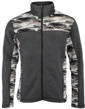 Lotto YOYO CAMO Pánska mikina so vzhľadom svetra, tmavo sivá, veľkosť