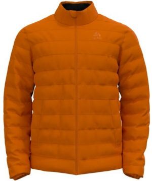 Odlo M ASCENT N-THERMIC HYBRID INSULATED JACKET Pánska hybridná bunda, hnedá, veľkosť