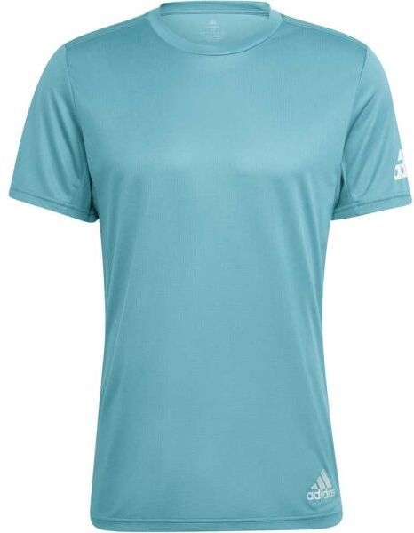 adidas RUN IT TEE M Pánske bežecké tričko, tyrkysová, veľkosť XXL