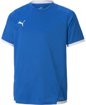 Puma TEAM LIGA JERSEY JR Juniosrské futbalové tričko, modrá, veľkosť