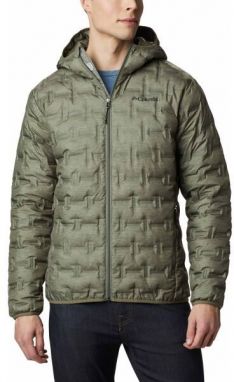 Columbia DELTA RIDGE DOWN HOODED JACKET Pánska zimná bunda, zelená, veľkosť