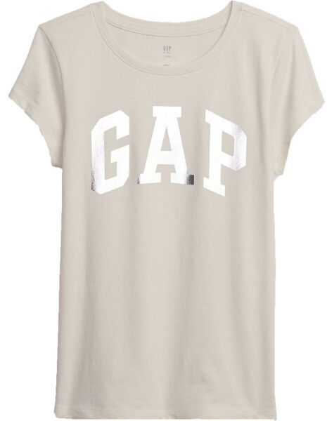 GAP V-FR SS VALUE LOGO TEE Dievčenské tričko, béžová, veľkosť