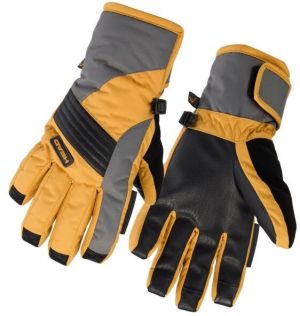 Head FEBBIO Detské lyžiarske rukavice, žltá, veľkosť 5-7Y