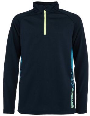 Umbro CYPHER QUARTER ZIP - JNR Chlapčenská mikina, tmavo modrá, veľkosť