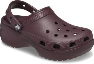 Crocs CLASSIC PLATFORM CLOG W  Dámska nazúvacia obuv, vínová, veľkosť 39/40