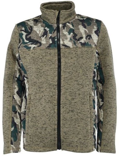 Umbro YODIC Detská svetrová mikina, khaki, veľkosť 128-134