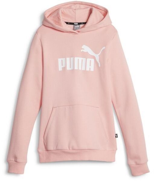 Puma ESS LOGO HOODIE FL G Dievčenská mikina, ružová, veľkosť