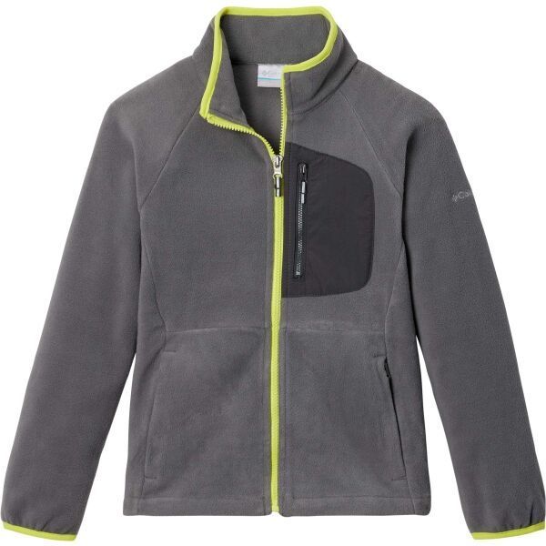 Columbia FAST TREK III FLEECE FULL ZIP Detská flísová mikina, sivá, veľkosť