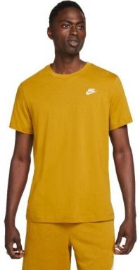 Nike SPORTSWEAR CLUB Pánske tričko, žltá, veľkosť