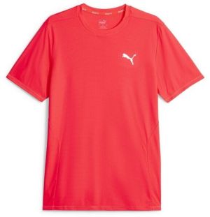 Puma RUN FAVORITE Pánske tričko, červená, veľkosť