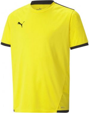 Puma TEAM LIGA JERSEY JR Juniosrské futbalové tričko, žltá, veľkosť