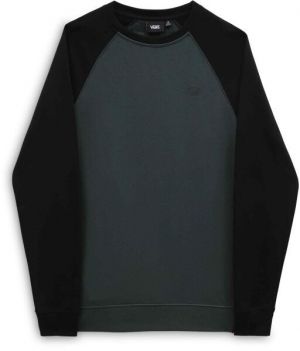 Vans SKOVAL CREW-B Pánska mikina, tmavo zelená, veľkosť