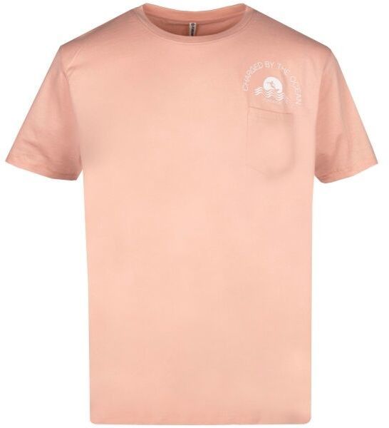 FUNDANGO TALMER POCKET T-SHIRT Pánske tričko, ružová, veľkosť