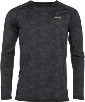 Head RHODES Pánske tričko s dlhým rukávom, čierna, veľkosť XXL