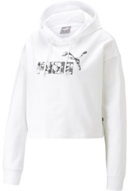Puma SUMMER SPLASH HOODIE TR Dámska mikina, biela, veľkosť