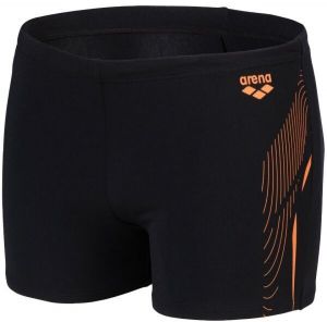 Arena SWIM SHORT GRAPHIC Pánske nohavičkové plavky, čierna, veľkosť