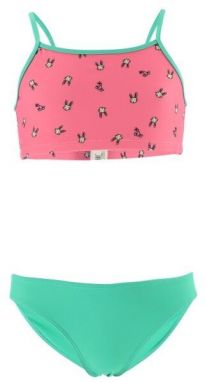 AQUOS BIBA Dievčenské dvojdielne plavky, zelená, veľkosť 152-158