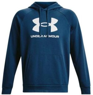 Under Armour RIVAL FLEECE LOGO HD Pánska mikina, tmavo modrá, veľkosť