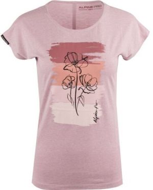 ALPINE PRO RYRA Dámske tričko, ružová, veľkosť